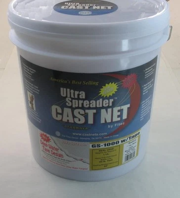 Fitec 11780 Ultra Spreader Cast Net 8 ft Radius 5/8" Mesh
