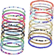 [GLSTOY] Glass Bead Anklet Bead Bracelets Anklets Women Bracelets Bracelets Friendship Bracelets for Women Beaded Ankle Bracelet Thick Ankle Bracelet Beads Bracelets