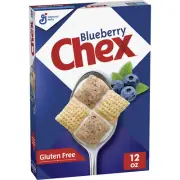 Blueberry Chex Cereal, Gluten Free Breakfast Cereal, Made with Whole Grain, 12 O