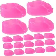 HONITANO Prop Shoes for Mini Ducks 50 Pairs Toddler House Slippers Dollhouse Accessories Charming Style
