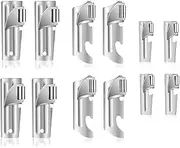 12 Pieces Can Openers, Camping Can Openers with Key Rings, P-38, P-51 and P-57 Stainless Steel, Portable Can Opener