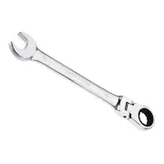 Flex-Head Ratcheting Wrench 16mm Head Metric 72-Teeth Combination Wrench Spanner