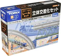 在飛比找樂天市場購物網優惠-TOMIX【日本代購】N軌距 軌道套裝 立體交叉化套裝C款9