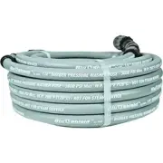 Blushield Rubber Pressure Washer Hose Assembly 1/4in x 50ft w/ M22 Non Marking
