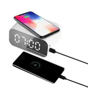 Vibe Geeks 3-in-1 Wireless Bluetooth Speaker, Charger, and Alarm Clock- Usb Power Supply