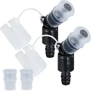 Osprey Hydraulics Bite Valve Replacement - 2-Pack With Sheath for Hydration Packs, Silicone Nozzle Mouthpiece