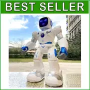 Rechargeable 15.8-Inch Interactive Robot with Gravity-Sensor Control for Kids