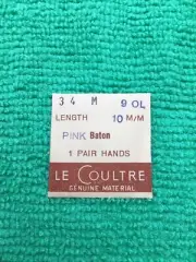 Jaeger Lecoultre Watch Pink Baton Hands Pair, 34-M
