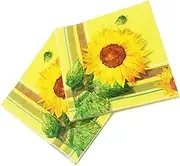 GOOHOCHY 40pcs Paper Napkins Printed Napkins Dinner Napkins