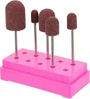Beatifufu Professional Nail Kit 5 Sizes Sanding Bands Polished Heads for Manicure Nail Salon Tools Sturdy Display Box