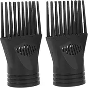 WRITWAA 2Pcs Hair Dryer Diffuser Comb Attachments Compatible Nozzle for Hair Dryers Lightweight Easy to Install Uniform Heat Distribution Reduces Frizz for Smooth Hair
