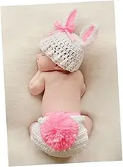 SWOOMEY Newborn Photography Prop Crochet Hat for Babies Photo Props Handmade Hat Handmade Crochet Hat