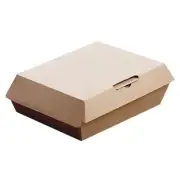 Burrows Paper Eco-Flute Windowed Meal Box, 5" x 4" x 2.25" | 300/Case