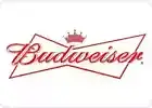 BUDWEISER label Beer Fridge PUB BAR ADVERTISING Sticker A5 A4 A3 x2