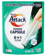 Biozet Attack Power Capsule 8-In-1 Clean 30 pack 403g