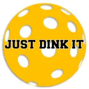 Just Dink It - 10 Pack Circle Stickers 3 Inch - Pickleball Game Sport