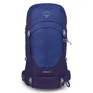 【Osprey】Sirrus 36 透氣網架健行登山背包 36L 女款 漿果藍(登山背包 健行背包 運動背包)