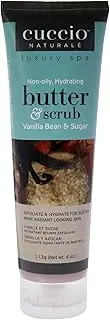 Cuccio Butter Scrub, Vanilla Bean & Sugar, 4 Oz