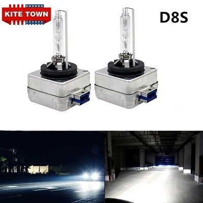 2X NEW D8S 6000K For OEM 66548 66549 HID XENON FOGLIGHT BULBS SET (for: Volkswagen)