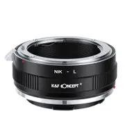 國際牌 LEICA K&f 概念鏡頭適配器,適用於尼康 F 卡口鏡頭至徠卡/松下 L 相機 TL TL2