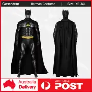 The Flash Movie Michael Keaton Batman Costume Cosplay Outfits Adult Halloween AU