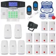 Wireless Home Security System 2-Way LCD Remote Burglar Alarm VOIP Phone Line EZ