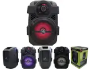 MR DJ PSE80BT br 8" Portable Active Speaker with Rechargeable Battery