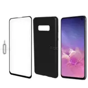 Premium Tempered Glass Screen Protector Film Case f Samsung Galaxy S10e SM-G970U
