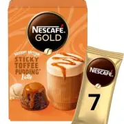 Nescafe Sticky Toffee Pudding Latte Instant Coffee Beverage 7 x 20 g