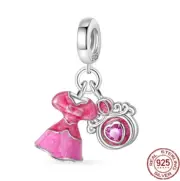 charms bracelet jewelry pink pendant jewelry gift c