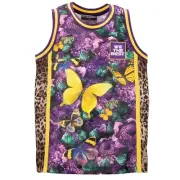 Dolce & Gabbana X Dj Khaled Oversize Leopard Butterfly Tank Top Lila Yellow
