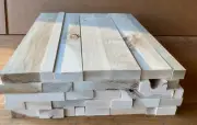 16" Long Full Box of Maple Scrap Boards, Craft Wood