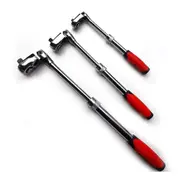 Heavy Duty Retractable Flex Head Ratchet Wrench 3 sizes 72T Handle Tools