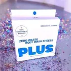 PLUS Zero Waste Body Wash Sheets Coconut Jasmine 10 Ct New In Box