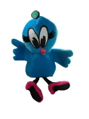JC Penney Privilege 10" Blue Penelope Peacock Plush With COA