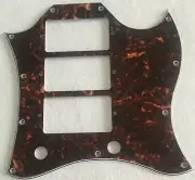 New For Custom Gibson SG Standard Style 3 Pickup Guitar Pickguard,Brown Tortoise