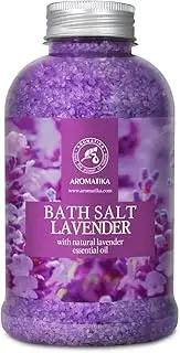 Lavender Bath Salt 600g with Natural Lavender Oil - Bath Salts - Body Care - Good Sleep - Beauty - Bathing - Body Care - Wellness - Relax - Aromatherapy - Spa
