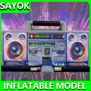 Inflatable Boom Box Bounce House Jumping Bouncy Castle Moon Walk Bounce House 5m