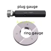 Taper pipe through gauge threaded plug gauge ring gauge RC R NPT1/8 1/4 3/8 1/2