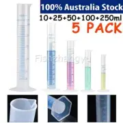 Measuring Beaker Graduated Cylinder Chemistry Lab Equipment Tools 10-250ml NEW O