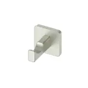 Bathroom Robe Hook Brushed Nickel Greens Tapware Zuri 690905BN