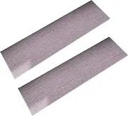 2X Carpet Stair Treads Stair Runners 29.92x7.87inch Polyester Thicken for Wood Stairs Slip Resistant for Elders Children Kids, Gray