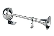 Wolo The Persuader Stainless Steel Single Trumpet Horn