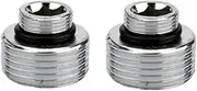 Brass Faucet Adapter, Male Thread Bathroom Tap Aerator Connector for Sink Faucet Water Purifier Adapter Aerator (M12 X G1/2")