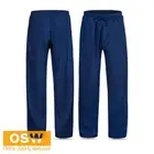 Unisex High Quality Reversible Elastic Waist Withstand Dark Blue Pant M88012