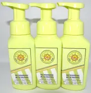 Bath & Body Works Gentle & Clean Foaming Hand Soap SUNSHINE & LEMONS X3