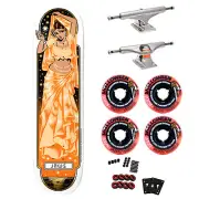 Birdhouse Premium Skateboard with Indy Trucks, Snot Wheels 8.25" Jaws Divine Au