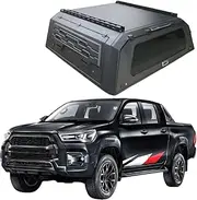 ATATNK Impact-Resistant Truck Bed Canopy | Aluminum Hardtop Tonneau Topper W/Lock | Multi-Season Bed Cap Compatible for Toyota Hilux Middle East Edition(Style A 5.0ft Standard)