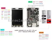 2.2 Inch TFT 240*320 ESP32 buletooth WIFI PSARM Development Board For Arduino
