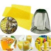 31x Honeycomb Foundation Hive Wax Frames Waxing Beekeeping Mesh Hat Equipment